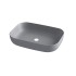 Olympia Metamorfosis 42600 Gray matt - Νιπτήρας Επικαθήμενος χωρίς βαλβίδα