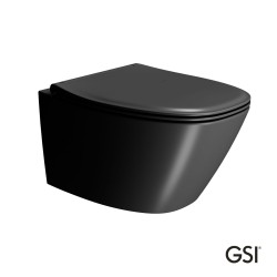 Λεκάνη Κρεμαστή MODO+/54 Swirlflush με κάλυμμα Slim Soft Close MS84C, GSI Ardesia