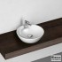 Νιπτήρας Πορσελάνης Lupo Φ45 (1 οπή) Bianco Ceramica White