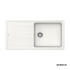 Νεροχύτης Κουζίνας Γρανίτη Element 100x50 Schock Cristalite SuperWhite Granite