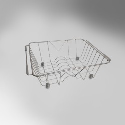 Καλάθι Νεροχύτη , διάσταση 36,5x29 Κρεμαστό Inox