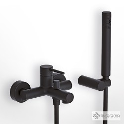 Μπαταρία Λουτρού Tonda Eurorama Black Matt