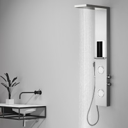 ΣΤΗΛΗ ΝΤΟΥΖ FYLIS ICOS ΥΨΟΣ 140 εκ. INOX