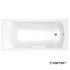 Μπανιέρα Ακρυλική Caronite SIGMA 1800x800, Carron Bath White