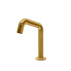 AKÈ DECK-MOUNTED SPOUT WITH SENSOR POLISHED GOLD PVD