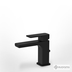 Μπαταρία Νιπτήρα Quadra Eurorama Black Μatt