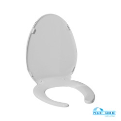 Κάλυμμα κρεμαστής λεκάνης ΑΜΕΑ  130 Series, Ponte Giulio White