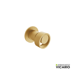 Μίκτης Εντοιχισμού 1 Εξόδου Halo Vicario Brushed Gold