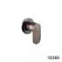 Μίκτης Εντοιχισμού 1 Εξόδου Slim Vicario Black Brushed