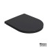 Κάλυμμα Λεκάνης LENTA Slim soft close Bianco Ceramica Black Matt