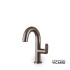 Μπαταρία Νιπτήρα με Βαλβίδα Clic-Clac Slim Vicario Black Brushed
