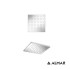 Κεφαλή Ντουζ Emotion 25x25 ABS, Almar Chrome