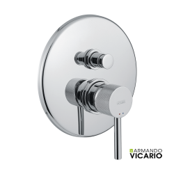 Μίκτης Εντοιχισμού 2 Εξόδων industrial Vicario Chrome