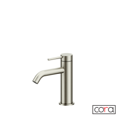 Μπαταρία Νιπτήρα με Βαλβίδα Clic-Clac Cosmo Brushed Inox