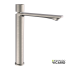 Μπαταρία Νιπτήρα Υψηλή με Βαλβίδα Clic-Clac Halo Vicario Inox