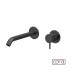 Μπαταρία Νιπτήρα Τοίχου cosmo PVD Black Brushed Inox 316L