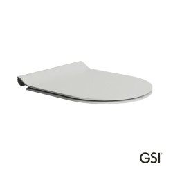 Κάλυμμα Λεκάνης Norm, Pura, Kube, Super Slim Soft Close GSI Cenere